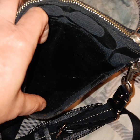 COACH Black/Pewter Crossbody - Picture 10 of 12